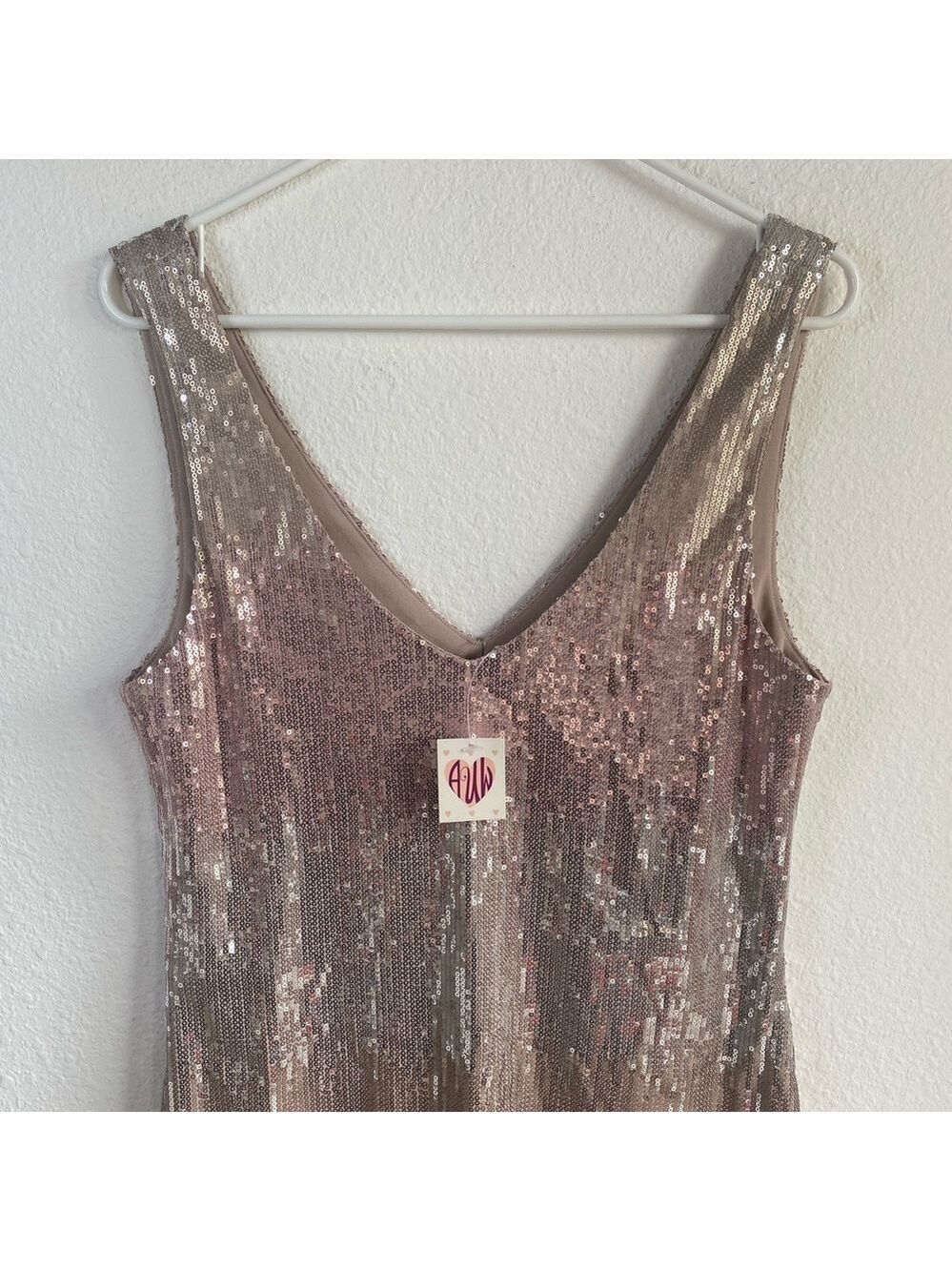 *NWT* AS U WISH Sequin Stretchy Party Mini Dress - Picture 4 of 9